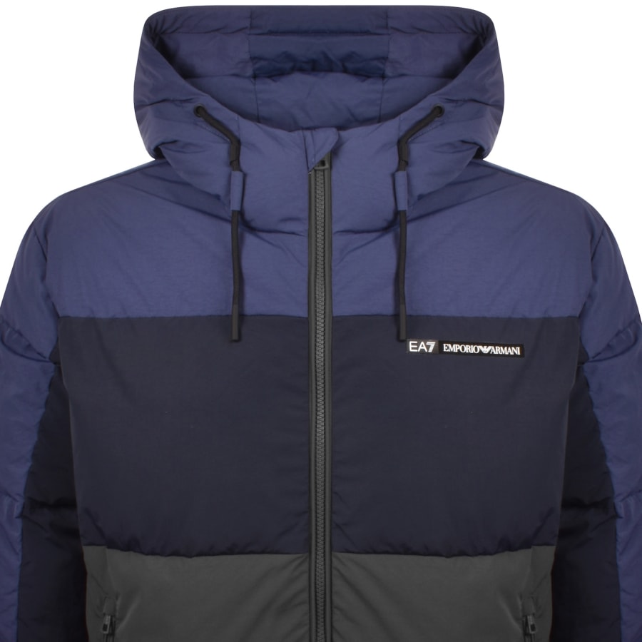 EA7 Emporio Armani Jacket Blue | Mainline Menswear us